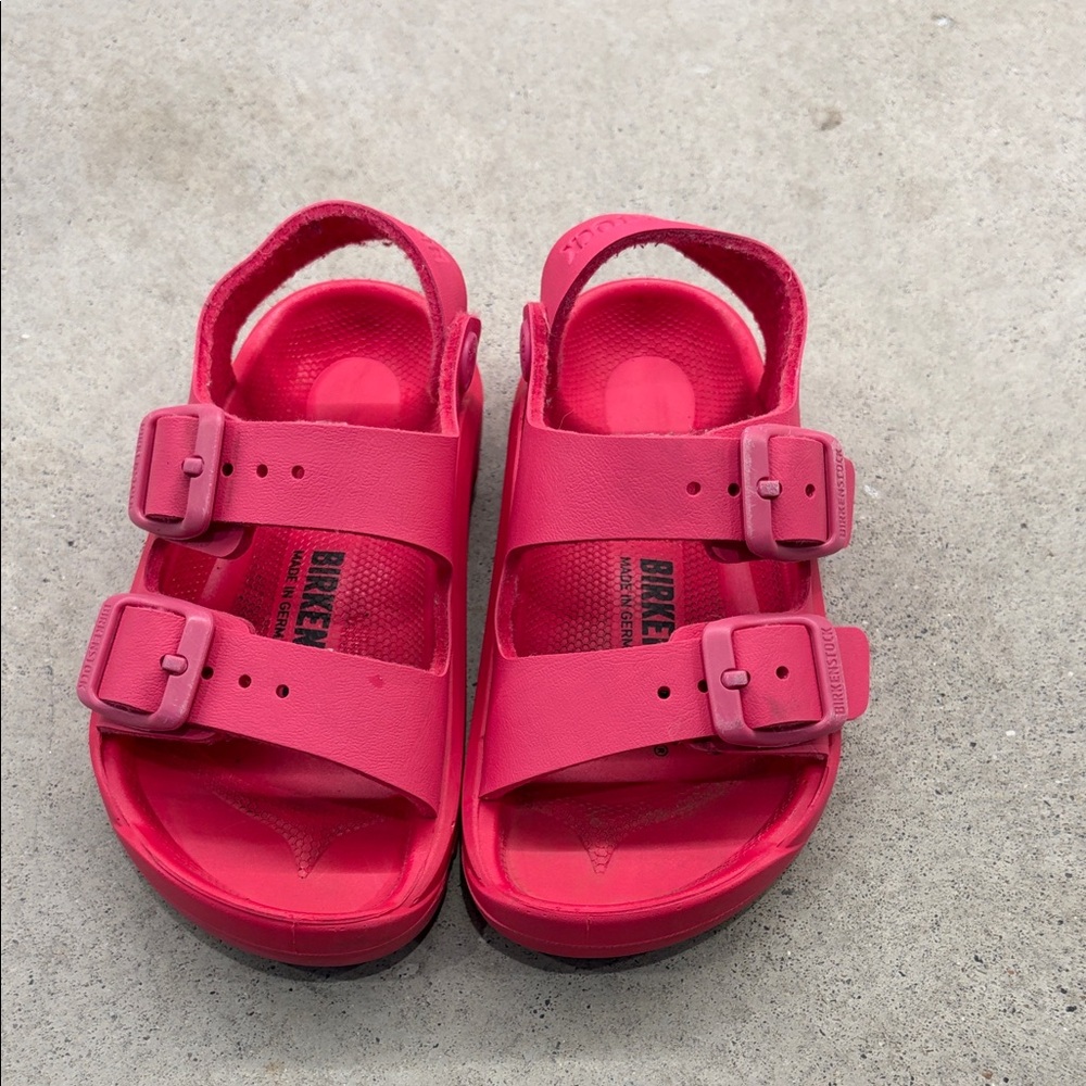 Birkenstock Kids Bright Pink Sandals